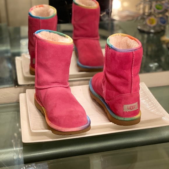 🌸sale Tie-dye pink UGG boots - Picture 2 of 8